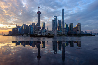 璀璨明珠 上海外灘城市夜景